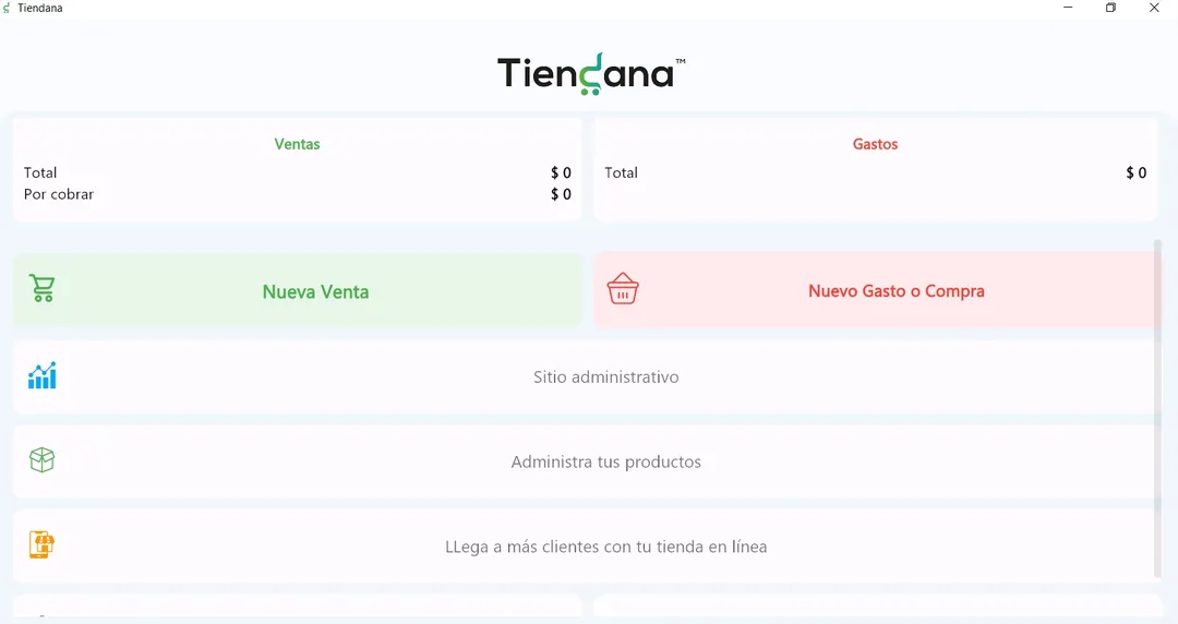 Tiendana - Sistema POS Tiendana + Tienda en Linea