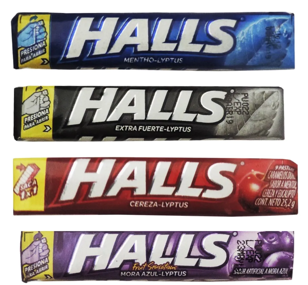 HALLS BARRA SURTIDO X12