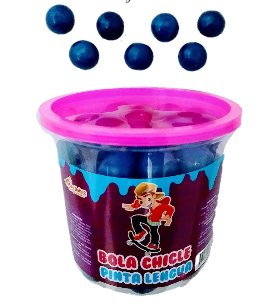 BOLA CHICLE AZUL X 80 TARRO