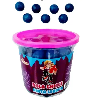 BOLA CHICLE AZUL X 80 TARRO