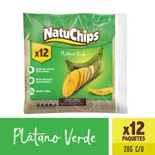 NATUCHIPS PLATANO VERDE 38G12