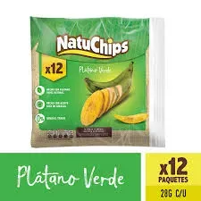 NATUCHIPS PLATANO VERDE 38G12