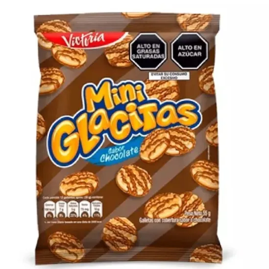 MINI GLASITAS CUB DE CHOCOLATE 55G