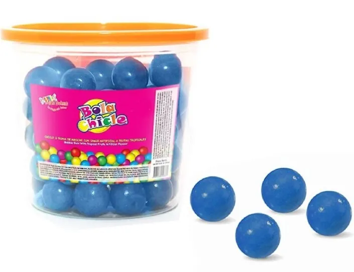 BOLA CHICLE AZUL X 60