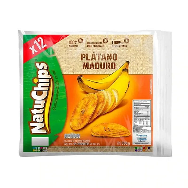 NATUCHIPS PLATANO MADURO 38G12