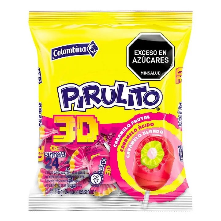 PIRULITO 3D X 24