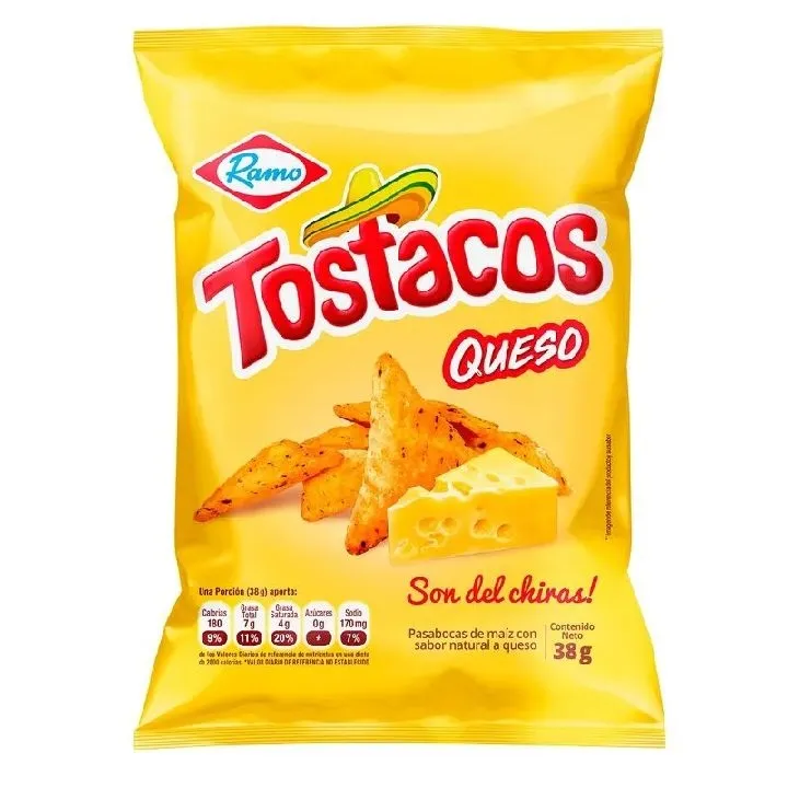 TOSTACOS QUESO X38G