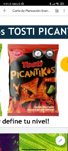 TOSTI PIKANTICOS HOT  12X28GR