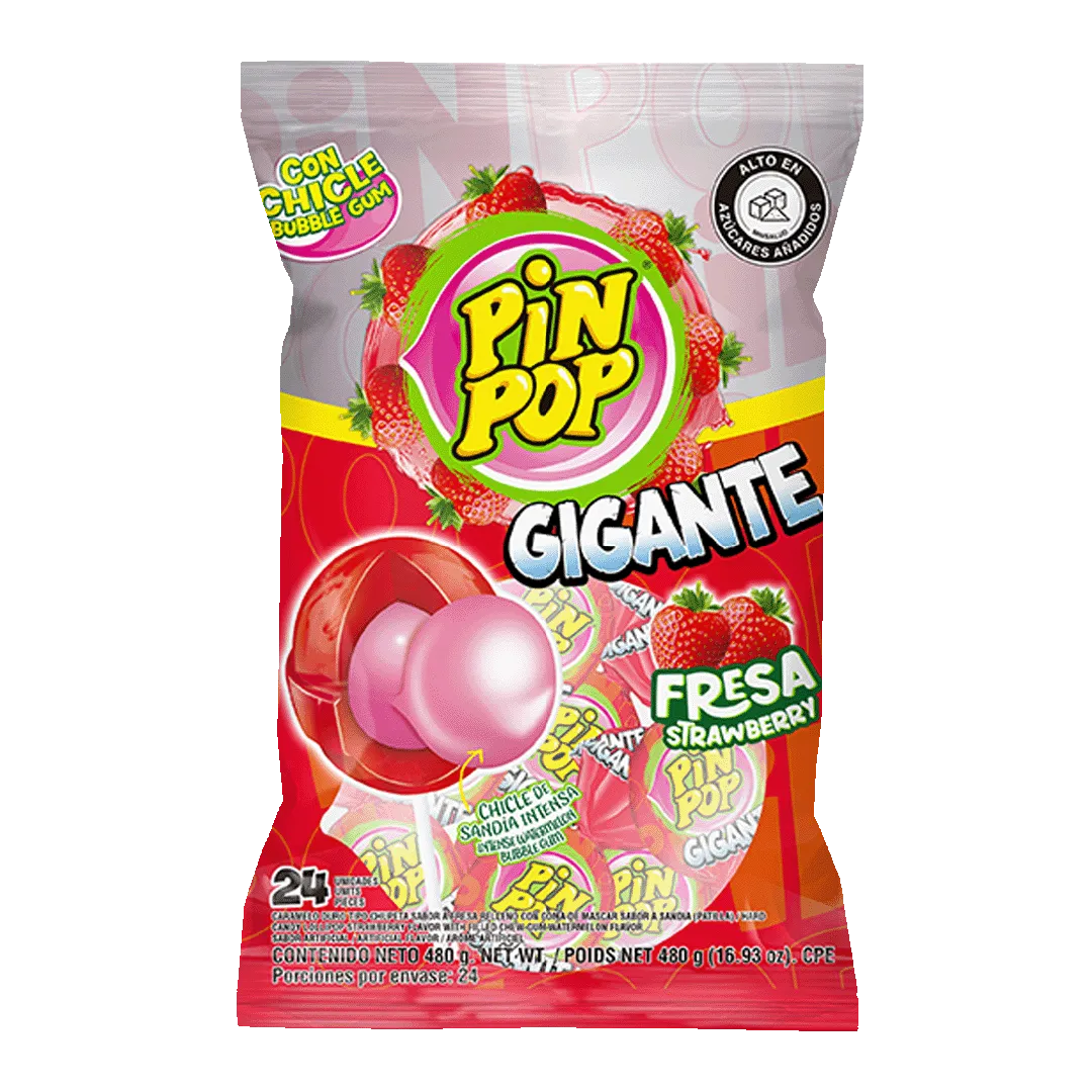 PIN POP FRESA GIGANTE