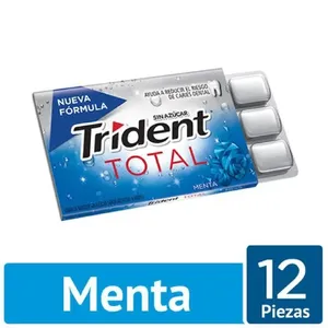 TRIDENT PASTILLA X 12 MENTA