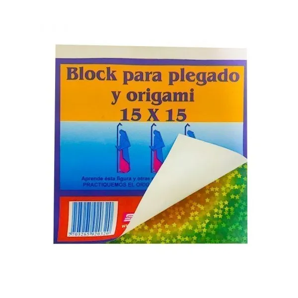 Block origami 15 x 15 impresion arte