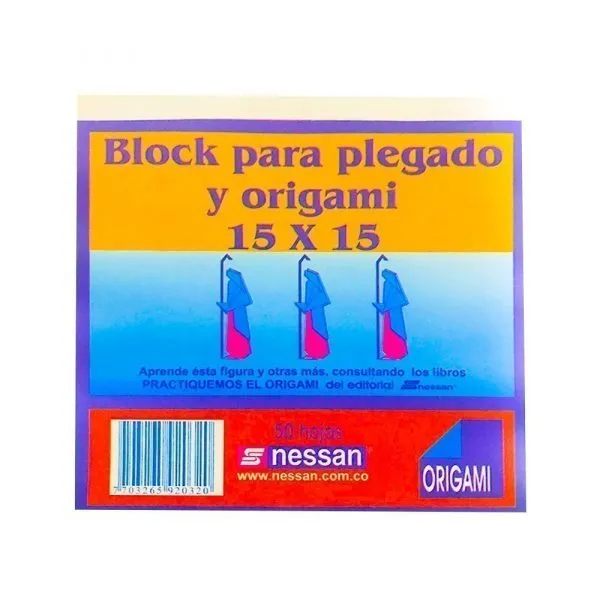 Block origami 15 x 15 impresion arte