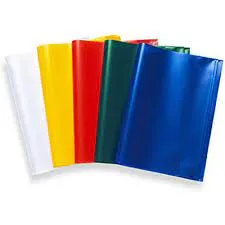 Forro plastico translucido para cuaderno