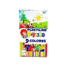 Caja Plastilina larga x9