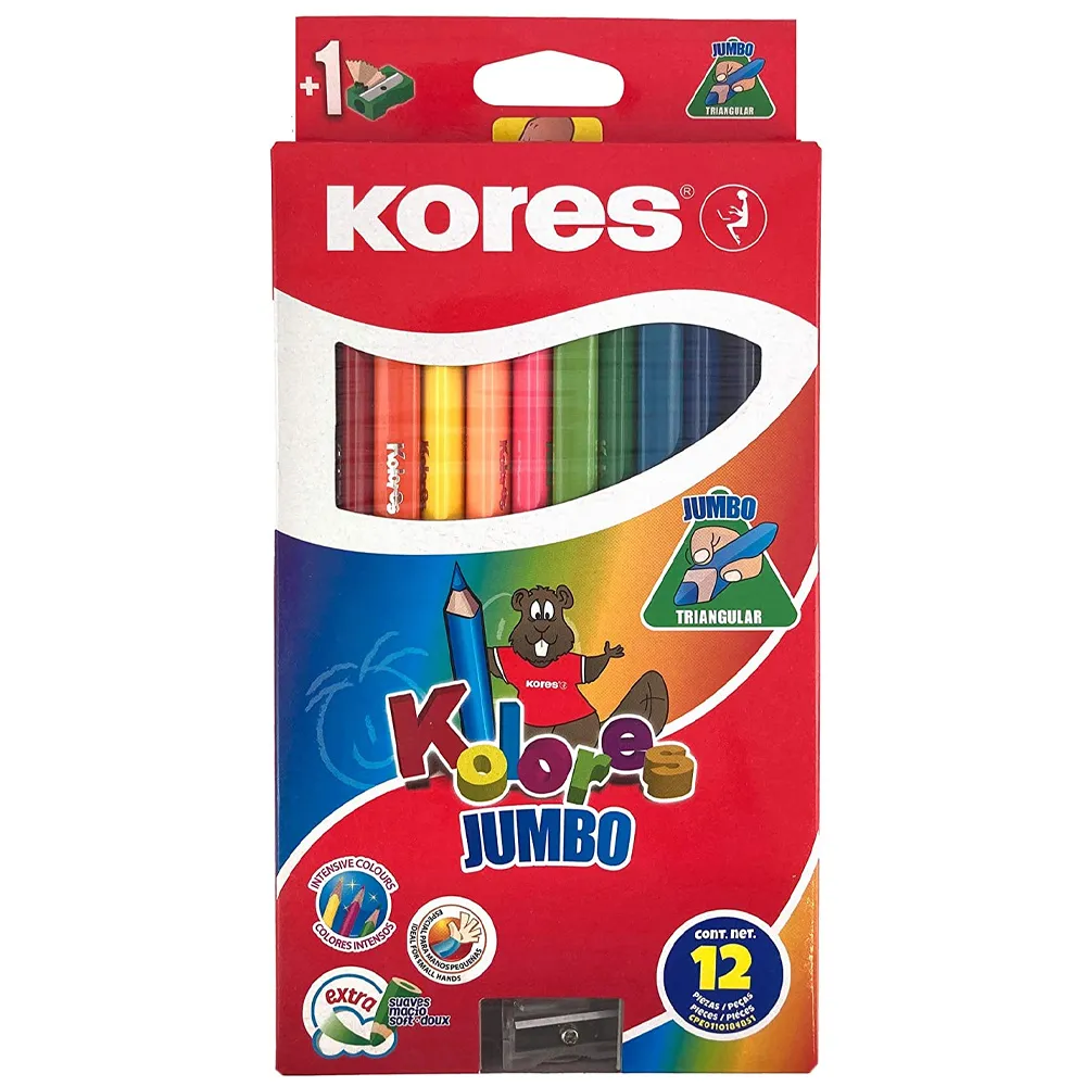 Colores kores jumbo x12