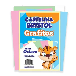 Cartulina Bristol octavo x 8