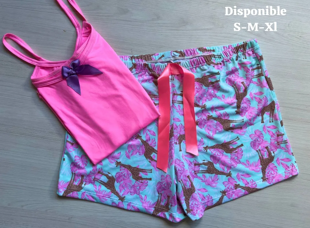 pijama short ensueño sencilla