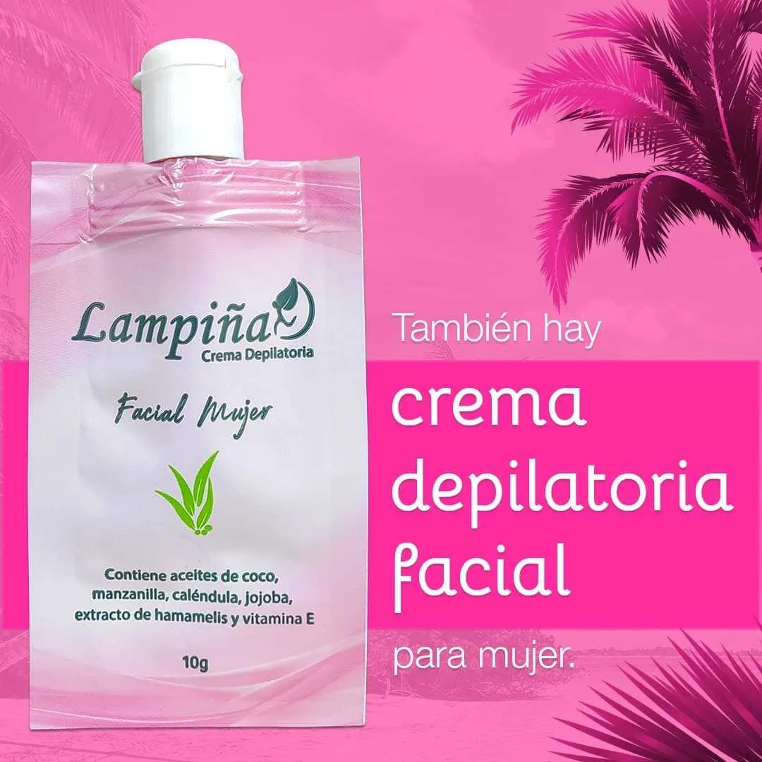 crema depilatoria  facial lampiña