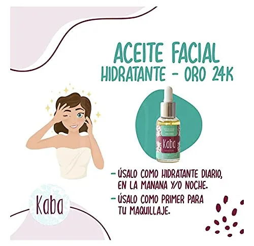 KABA - Aceite facial de oro 24k