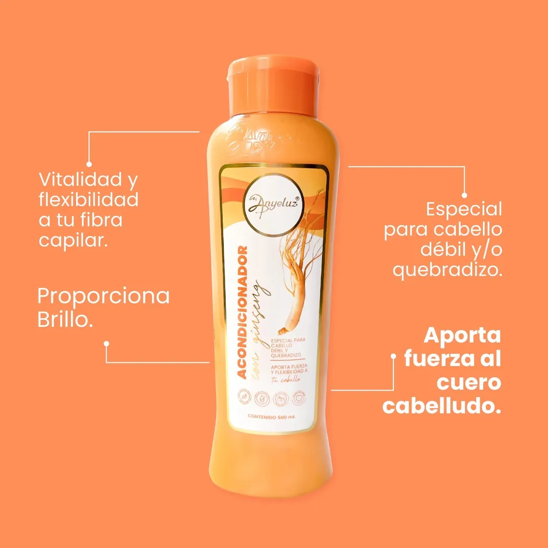 ANYELUZ - Acondicionador ginseng 