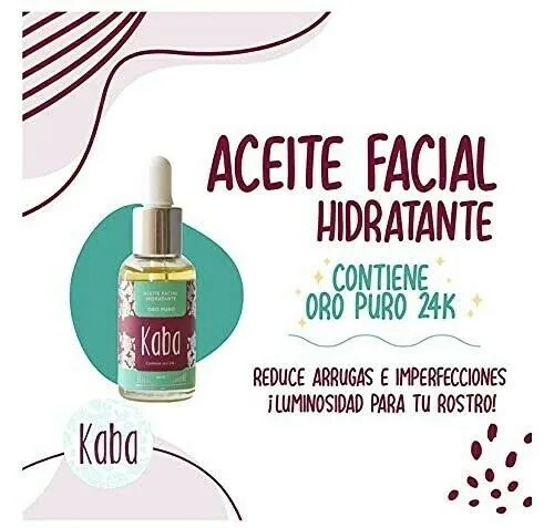 KABA - Aceite facial de oro 24k