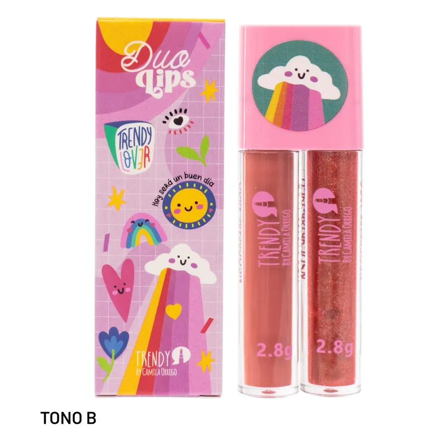 Trendy  - Gloss Duo Lips Ref dobles