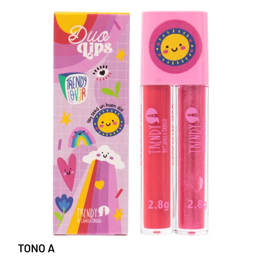 Trendy  - Gloss Duo Lips Ref dobles