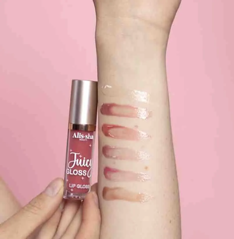 lip gloss con color alisha 