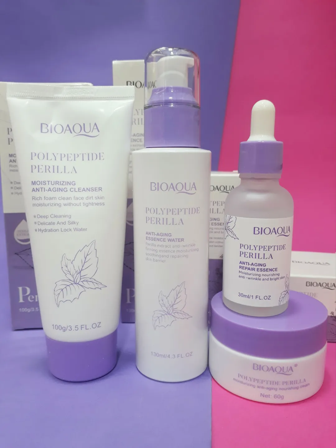 bioaqua - KIT ANTI EDAD , ANTIOXIDANTE CONTIENE SUERO , TONICO , JABON Y CREMA