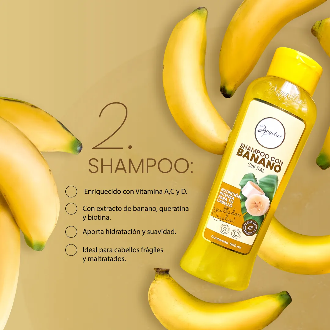 ANYELUZ - shampoo de banano anyeluz