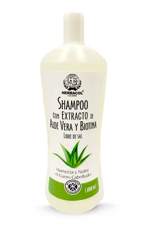 herbacol - SHAMPOO CON EXTRACTO DE ALOE VERA Y BIOTINA 