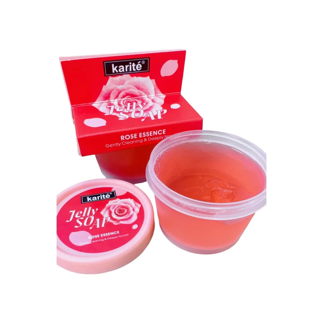 KARITE - Jabon de gelatina rosas 