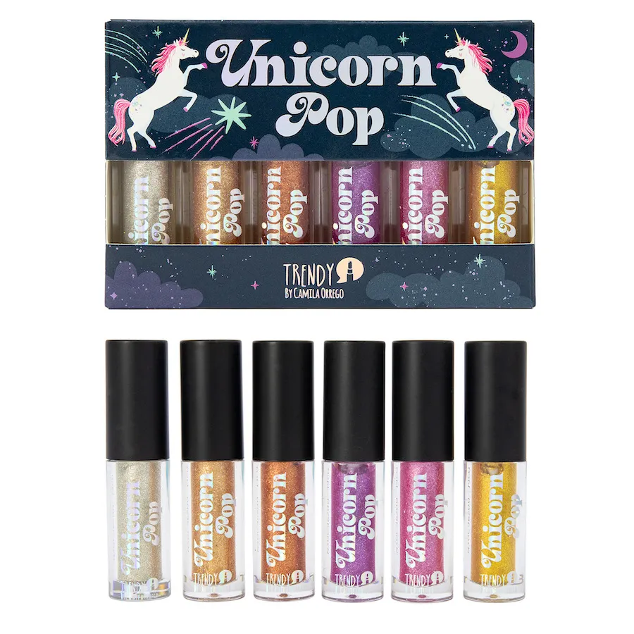 Trendy  - Kit Delineador Glitter X 6 Und Unicorn Pop R