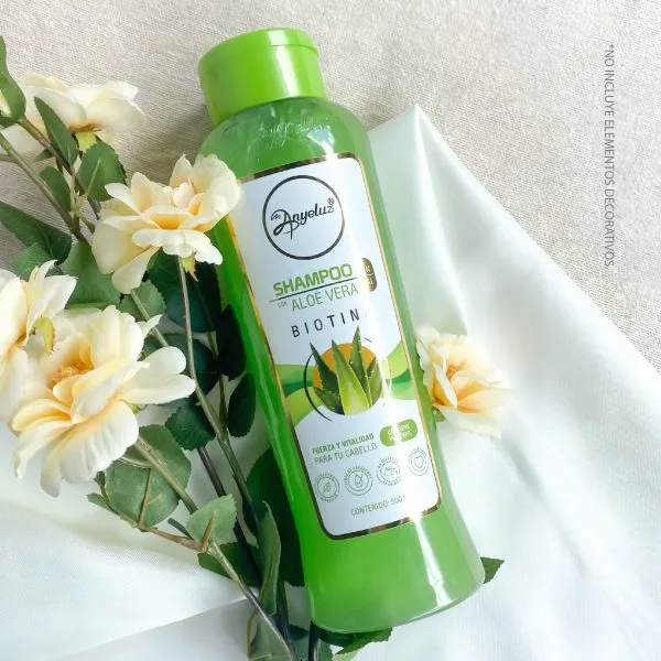 ANYELUZ - Shampoo Aloe vera y biotina - Anyeluz