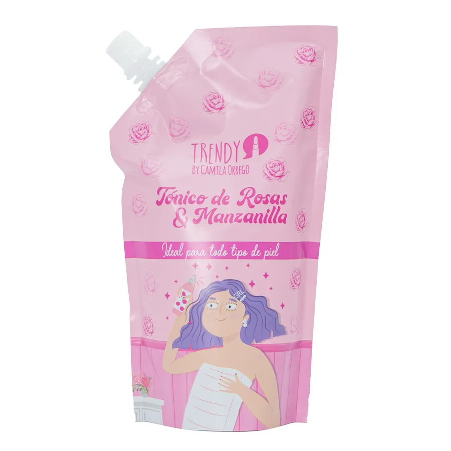 Trendy  - Tonico de rosas sachet 360ml - Trendy (grande)