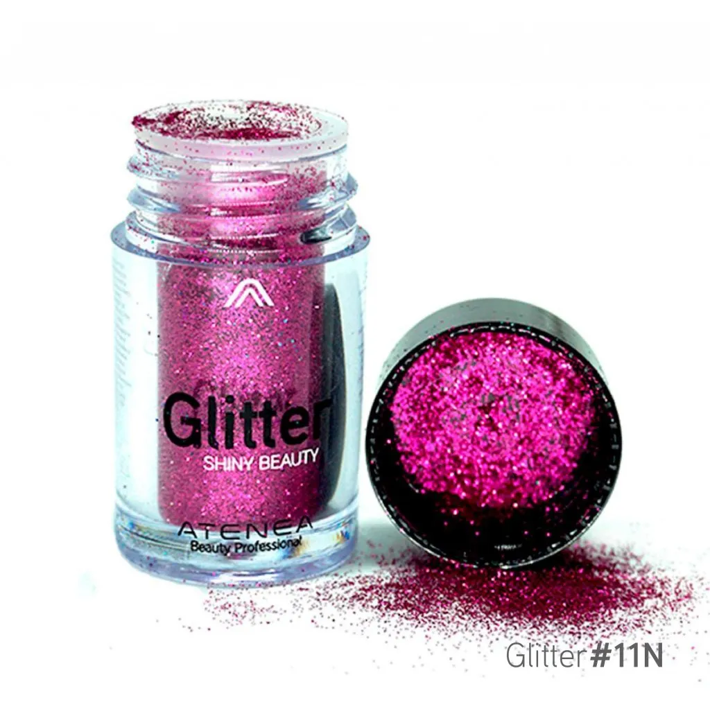 Atenea - Glitter suelto, shiny beauty #11N fucsia - atenea