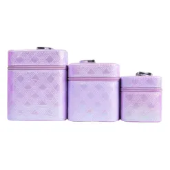 Mii’s COSMETICS  - set de maletas lilas