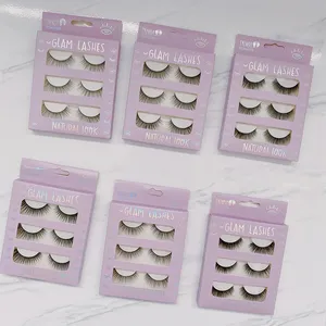 TRENDY - PESTAÑAS SET X 3 GLAM LASHES