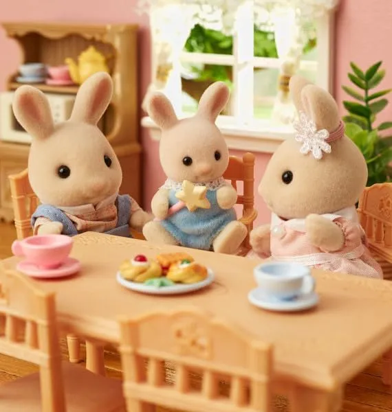 Calico Critters Milk Rabbit Family