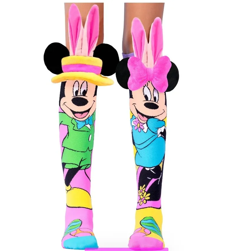 Medias Madmia Minnie Y Mickey Mouse 