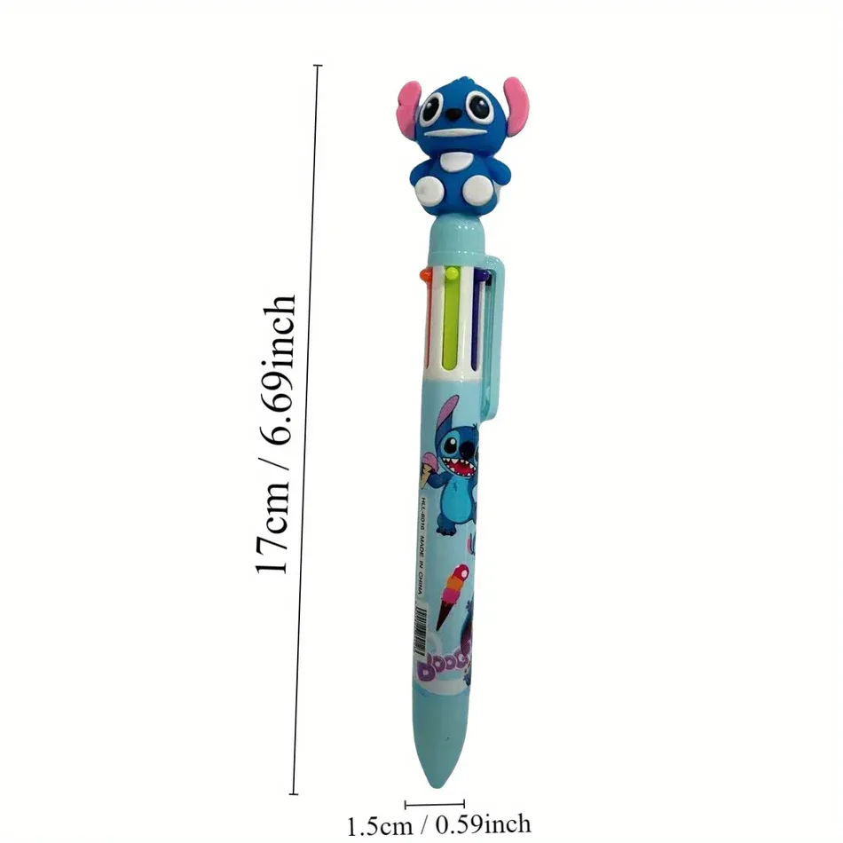 Lapicero De Stitch X10 Colores