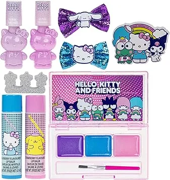 Maquillaje De Hello Kitty Con Accesorios