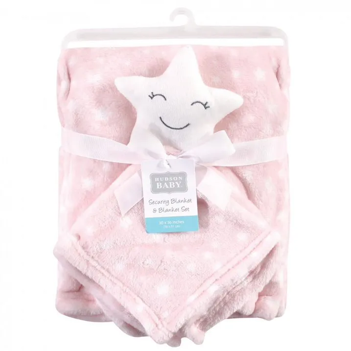 Cobijita Para Bebe Anti-Alergia (Estrellita-Rosada) cobija