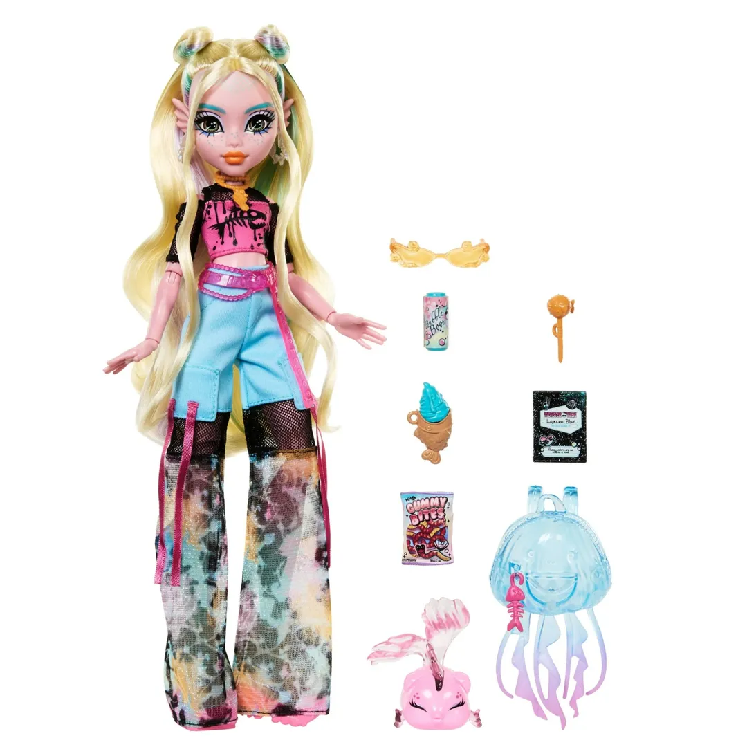 Monster High - Lanuga Azul Con Neptuna