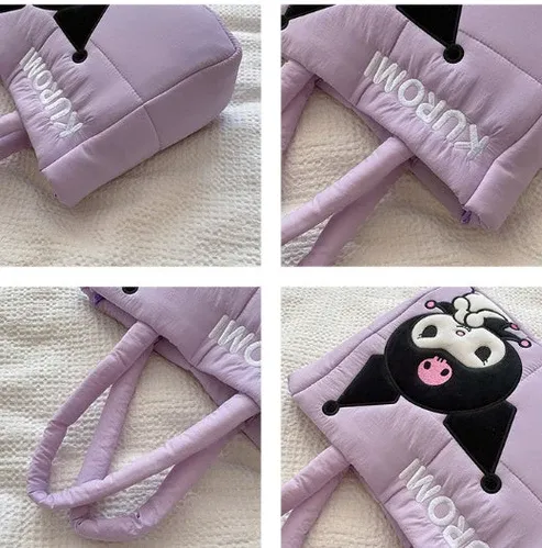 Bolso Manos Libres De Kuromi Morado