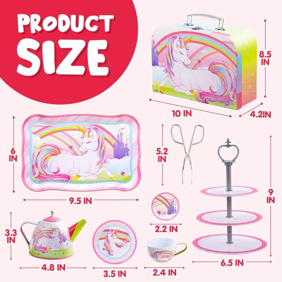 Set De Té Unicornio