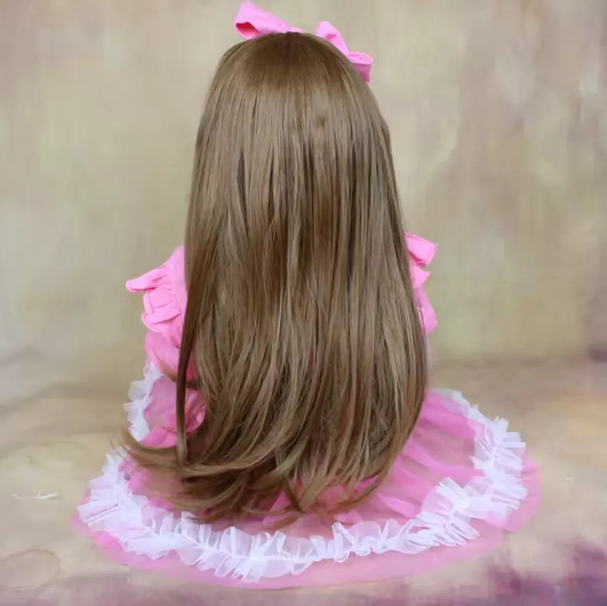 Bebe Reborn Cabello Largo Arcoiris