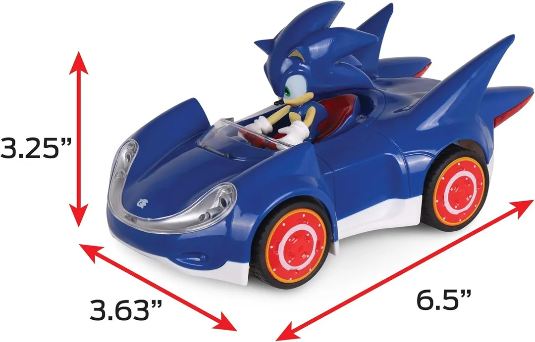 Sonic The Hedgehog - Set De Carros x3