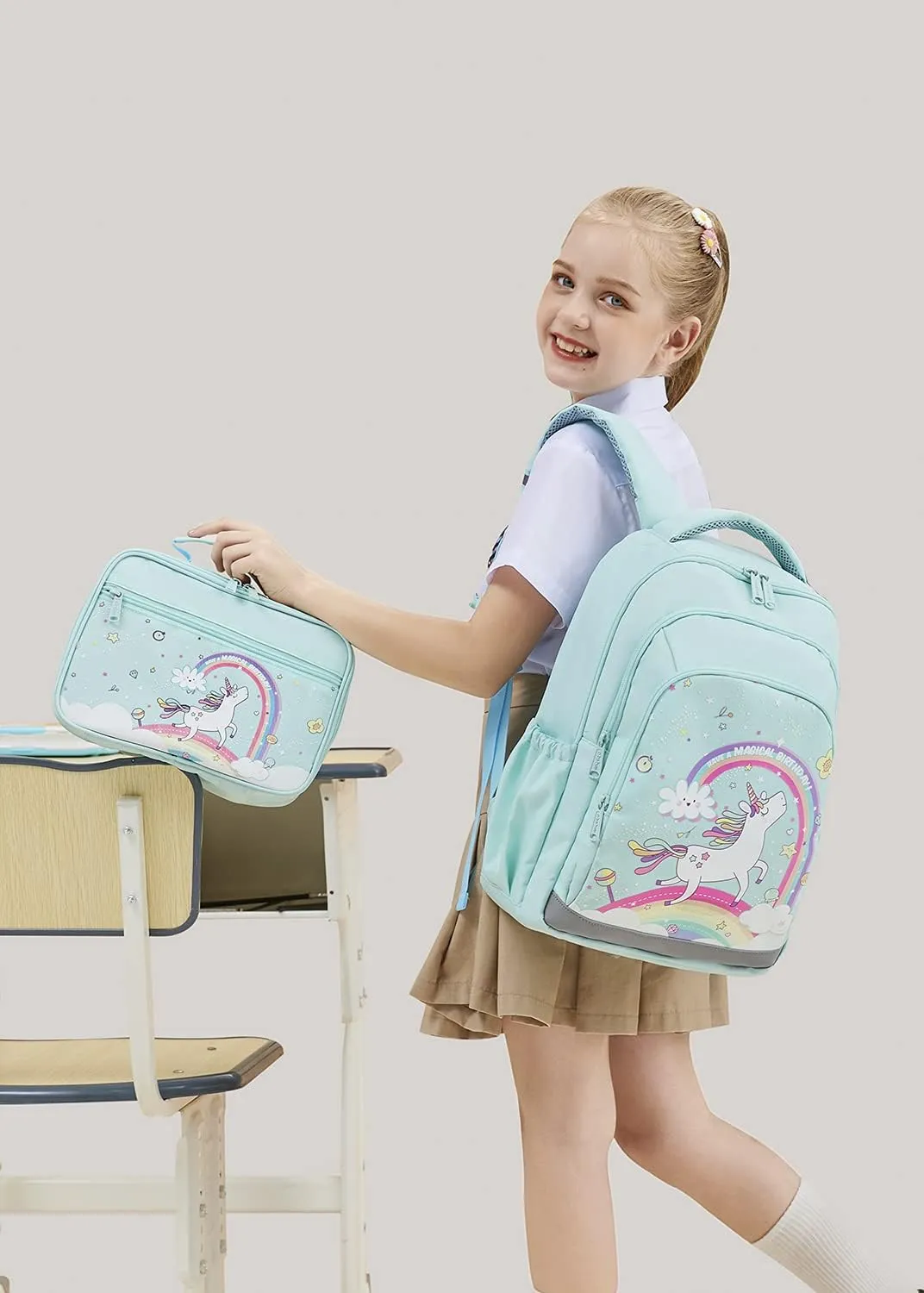 Morral Unicornio Azul 