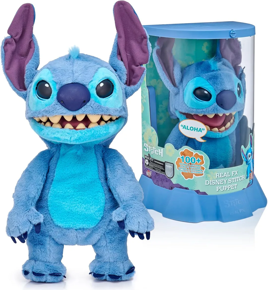 WOW! Stuff: Real FX - Peluche De Disney Stitch Marioneta